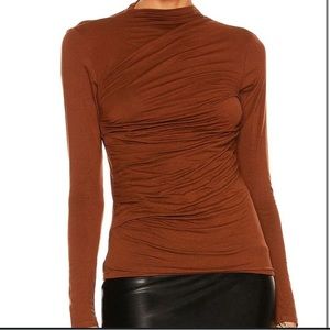 Enza Costa jersey twist top size XS NWT